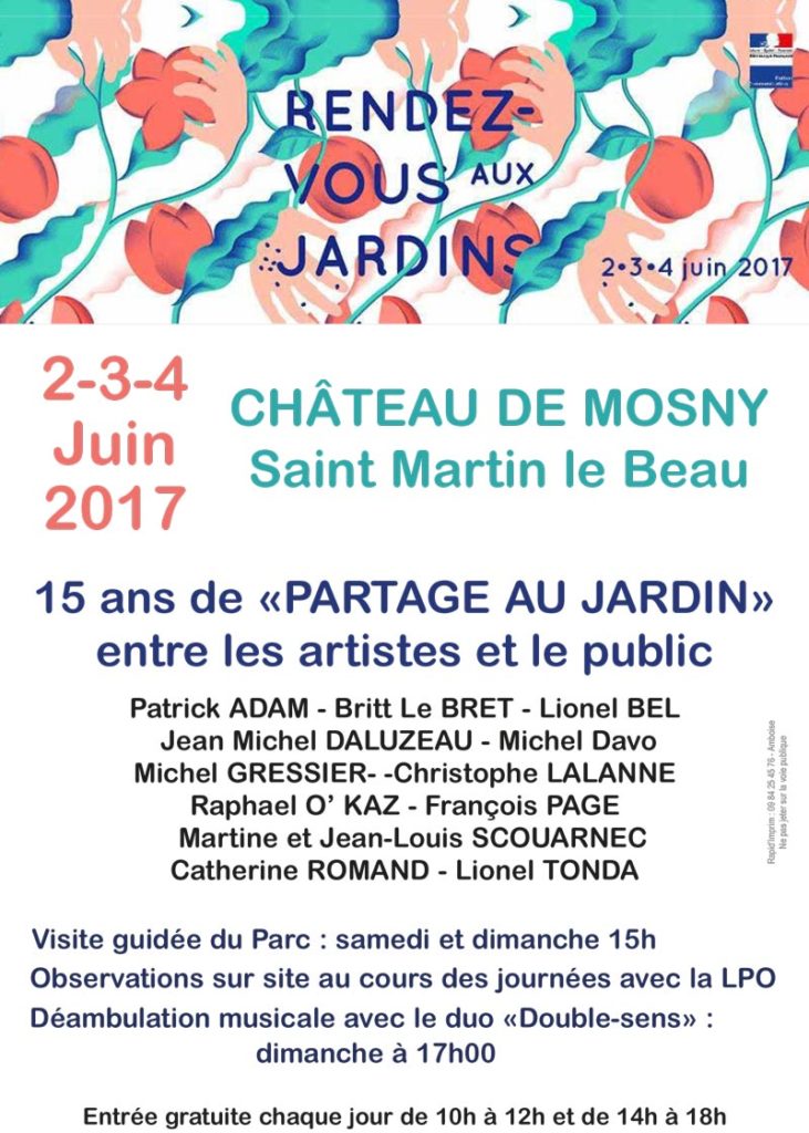 Exposition Britt le Bret - Château de Mosny - Saint Martin le Beau